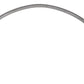 Wilwood 20in OAL Flexline -3 Hose to M10 by 1.00 to 12 Deg. Banjo Bubble Flare