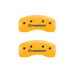 MGP 4 Caliper Covers Engraved Front Honda Rear Crosstour Yellow Finish Blk Char 11 Honda Crosstour