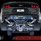 AWE Tuning S550 Mustang EcoBoost Axle-back Exhaust - Touring Edition (Chrome Silver Tips)