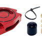 Torque Solution Blow Off BOV Sound Plate (Red) 11+ Hyundai Veloster Turbo
