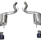 Corsa 18-19 Ford Mustang 5.0L V8 3in Sport Axle-Back Dual Rear Exit w/ 4in Black PVD Pro-Series Tips