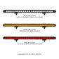 Go Rhino Xplor Flash Series Sgl Multi Function LED Light Bar (Track Mount) 10in. - Blk