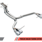 AWE Tuning Porsche Macan Touring Edition Exhaust System - Chrome Silver 102mm Tips