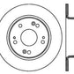 StopTech 09-10 Acura TSX / 08-10 Honda Accord Coupe/05-10 Sedan Right Rear Slotted & Drilled Rotor