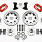 Wilwood Forged Dynalite Front Kit 12.19in Drilled Red 74-80 Pinto/Mustang II Disc Spindle only
