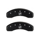 MGP 4 Caliper Covers Engraved Front Buick Engraved Rear Buick Shield Red finish silver ch