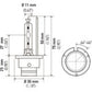 Hella Xenon D2S Bulb P32-2d 85V 35W 4300k