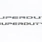 Putco 17-20 Ford SUPERDUTY Letters (Stamped/Black Platinum) Hood/Front