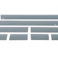 Putco 07-13 Chevy Silv Ext Cab 5.5ft Short Box - 6in Wide - 12pcs Black Platinum Rocker Panels