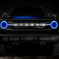 Oracle 21-22 Ford Bronco Headlight Halo Kit w/DRL Bar - Base Headlights ColorSHIFT -w/2.0 Controller