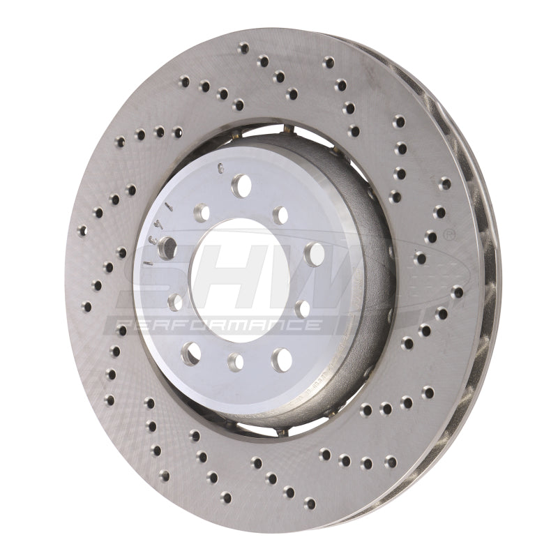 Right Front Drilled Lightweight Brake Rotor