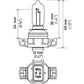 Hella H16/9009 12V 35W Xenon White XB Bulb (Pair)