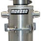Moroso Breather Tank/Catch Can - Two -10An Male Fittings - Aluminum