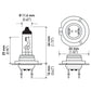 Hella Optilux H7 12V/55W XY Xenon Yellow Bulb