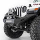 Addictive Desert Designs 2020 Jeep Gladiator JT Stealth Fighter Front Bump w/ Top Hoop & Winch Mount