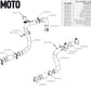 Mishimoto 21+ Bronco 2.3L High Mount INT Kit BK Core P Pipes