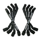 Moroso GM LS Ultra 40 Custom Fit  Sleeved Ignition Wire Set 8in 135 Deg Boots - Black