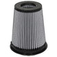 aFe MagnumFLOW Pro DRY S Replacement Air Filter 4in F x 6in B (mt2) x 4-1/2in T (Inv) x 7-1/2in H