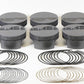 Mahle MS Piston Set SBF 331ci 4.030in Bore 3.25in Stroke 5.4in Rod .927 Pin -6cc 10.0 CR Set of 8
