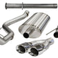 Corsa 11-13 Ford F-150 Raptor 6.2L V8 133in Wheelbase Polished Xtreme Cat-Back Exhaust
