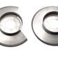 Kentrol 78-86 Jeep CJ Disc Brake Dust Cover Pair - Polished Silver