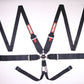RaceQuip Black SFI CAMLOCK 6pt PD Lap HNR Seat Belt