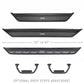 Go Rhino Dominator Extreme D6 SideSteps - Tex Blk - 4in Drop Down Steps (Pair)