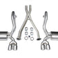 Corsa 97-04 Chevrolet Corvette C5 Z06 5.7L V8 Polished Xtreme Cat-Back + XO Exhaust