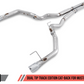 AWE Tuning S550 Mustang GT Cat-back Exhaust - Track Edition (Chrome Silver Tips)