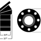 Ridetech 67-68 Camaro Locking Gas Cap (Clear Anodized)