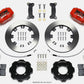 Wilwood Forged Dynalite Front Hat Kit 12.19in Red 2016-Up Mazda MX5 Miata w/ Lines