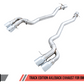 AWE Tuning 18-19 BMW M5 (F90) 4.4T AWD Axle-back Exhaust - Track Edition (Chrome Silver Tips)