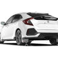 Rally Armor 17-21 Honda Civic Sport & Touring (Hatch) White UR Mud Flap w/ Red Logo