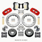 Wilwood AERO6 Front Hub Kit 15.00 Red 67-69 Camaro 64-72 Nova Chevelle