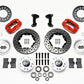 Wilwood Forged Dynalite Front Kit 11.00in Drill-Red 74-80 Pinto/Mustang II Disc Spindle only