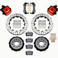 Wilwood Combination Parking Brake Rear Kit 12.88in Drilled Red Mustang 94-04