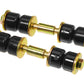 Prothane Universal End Link Set - 2 5/8in Mounting Length - Black