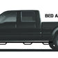 N-Fab Podium LG 15.5-19 Dodge RAM 1500 Crew Cab 6.4ft Bed - Bed Access - Tex. Black - 3in