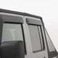 AVS 07-18 Jeep Wrangler (2 Door) Ventvisor & Aeroskin Deflector Combo Kit - Matte Black