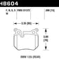 Hawk BMW 135i HPS Street Rear Brake Pads