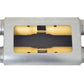 Gibson MWA Superflow Dual/Dual Oval Muffler - 4x9x14in/3in Inlet/3in Outlet - Stainless