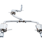 AWE Tuning 18-21 Volkswagen Jetta GLI Mk7 Touring Exhaust - Chrome Silver Tips (Fits High-Flow DP)