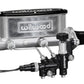 Wilwood HV Tandem M/C Kit w L/H Bracket & Prop Valve - 1in Bore Ball Burnished