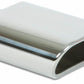 Vibrant 5.5in x 3in Oval SS Exhaust Tip (Single Wall Angle Cut Rolled Edge)