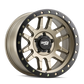 Dirty Life 9309 Canyon Pro 17x9/6x139.7 BP/-12mm Offset/106mm Hub Satin Gold Wheel - Beadlock