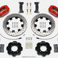 Wilwood Forged Dynalite Front Hat Kit 12.19in Drilled Red 2016-Up Mazda MX5 Miata w/ Lines