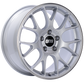 BBS CH-R 18x8.5 5x112 ET38 Brilliant Silver Polished Rim Protector Wheel -82mm PFS/Clip Required