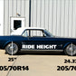 Ridetech 64-66 Ford Mustang Small Block StreetGRIP Lowering Front Coil Springs Dual Rate Pair