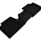 3D MAXpider 2014-2020 Jeep Cherokee Kagu 2nd Row Floormats - Black