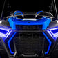 Oracle 14-21 Polaris RZR 900/1000 Turbo Dynamic RGB+A Seq Turn Signal Headlight Halo Kit- ColorSHIFT